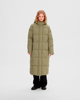 Dusky Green Nita Recycled Down Coat