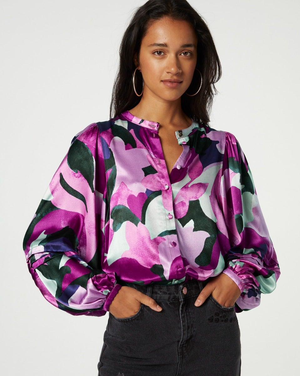 Bubblegum Pink Hollie Blouse