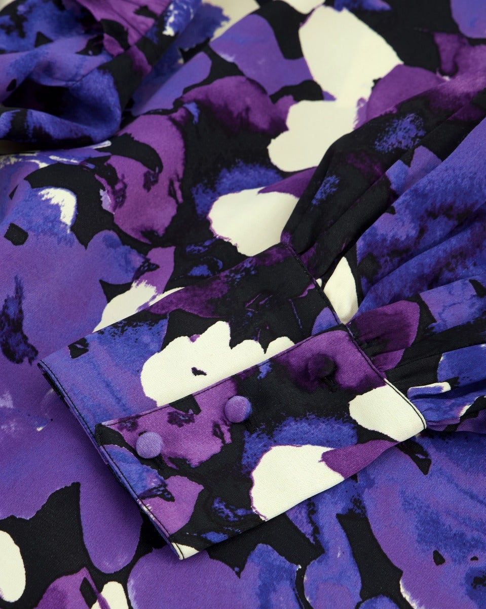 Blue Bloomsbury Philo Blouse