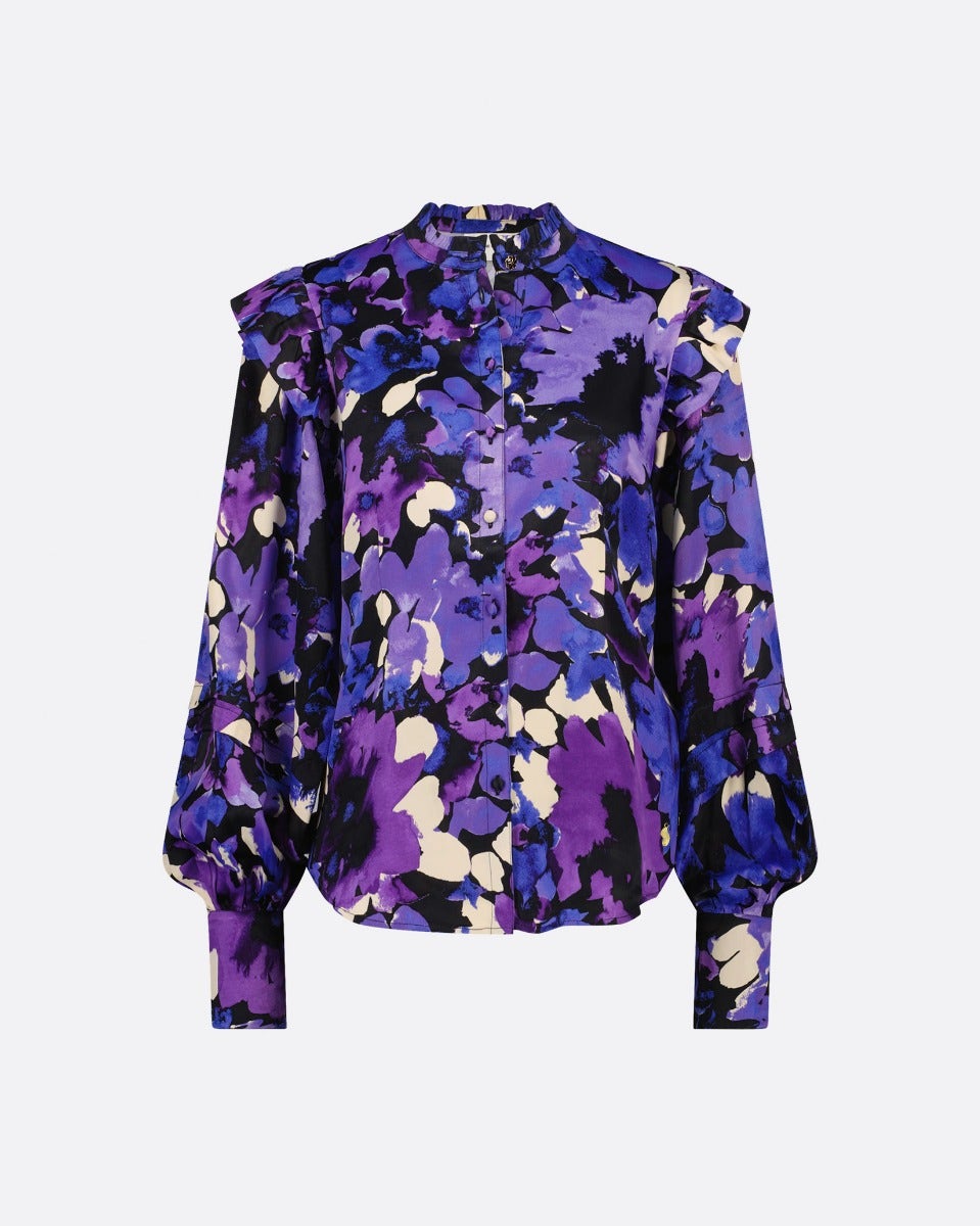 Blue Bloomsbury Philo Blouse