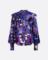 Blue Bloomsbury Philo Blouse