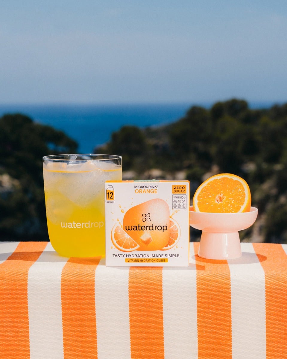 Waterdrop Orange Vitamin Hydration Cubes