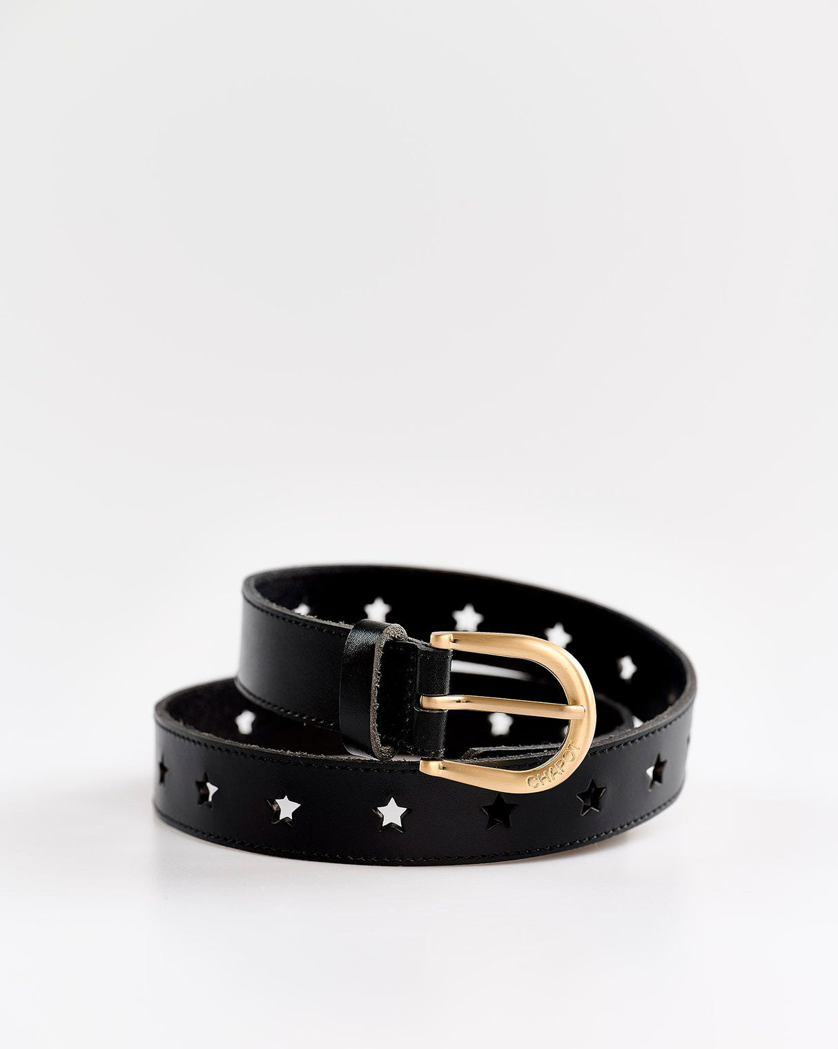 Black Cut It Out Star Belt