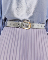 Silver Cut It Out Star Belt