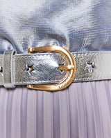 Silver Cut It Out Star Belt