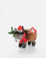 Christmas-Panniers-Donkey-Felt-Tree-Decoration