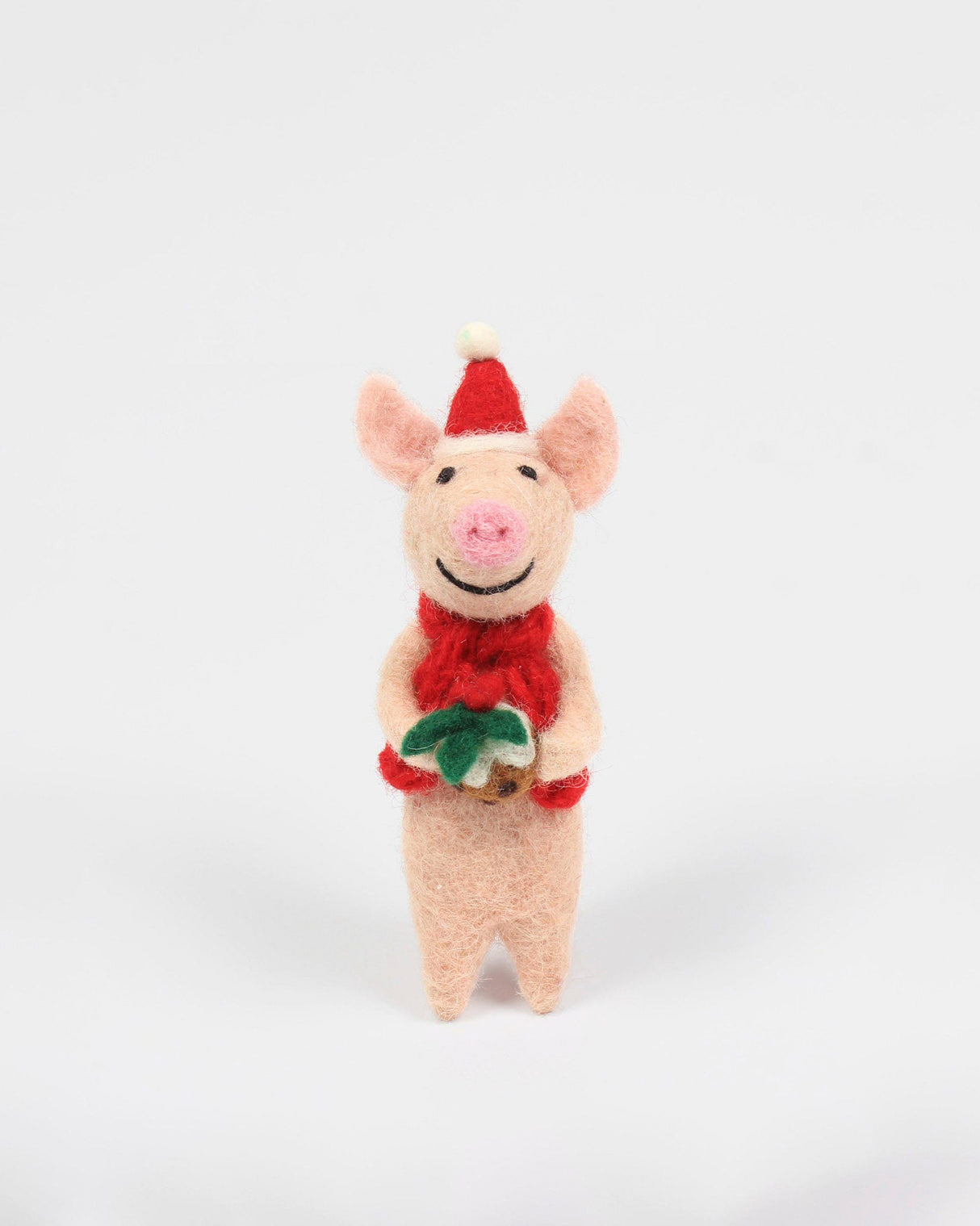 Christmas-Pudding-Piglet-Felt-Tree-Decoration