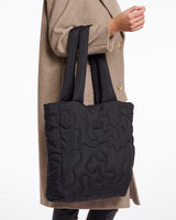Black-&-Light-Oak-Amirance-Quilted-Bag