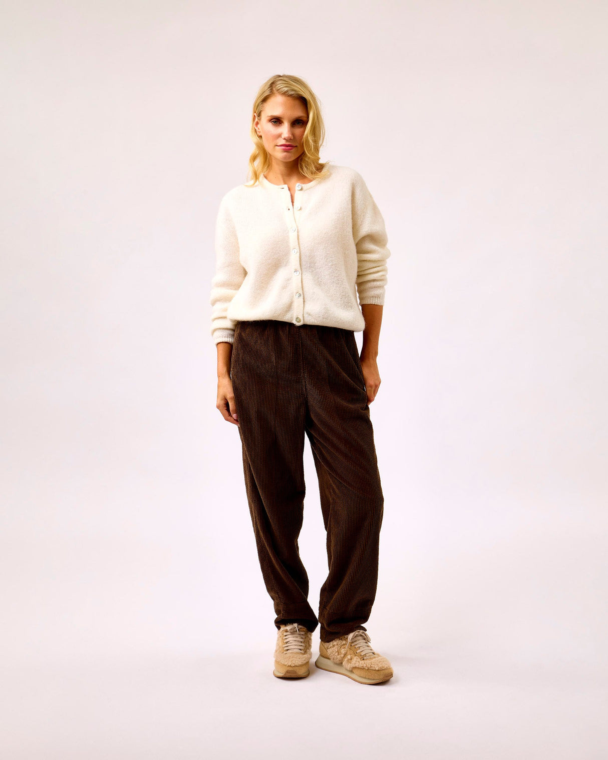White Vito Cardigan