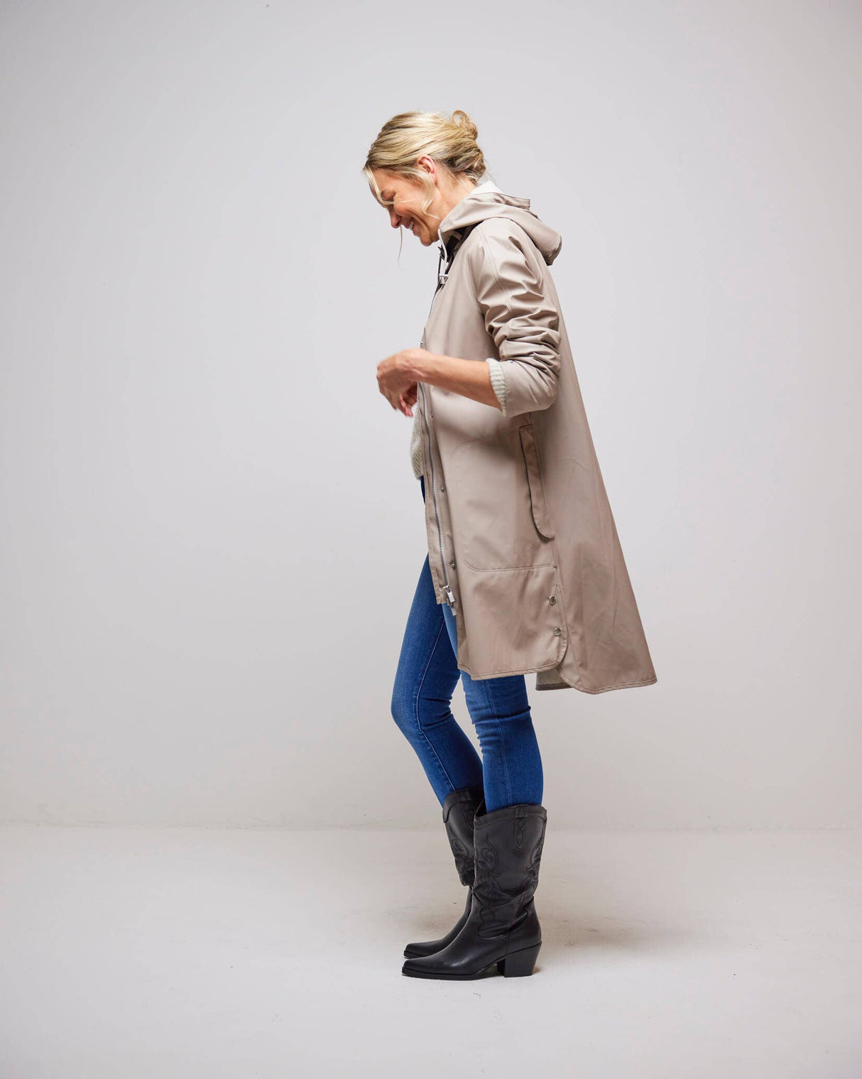 Atmosphere A-Line Parka Raincoat