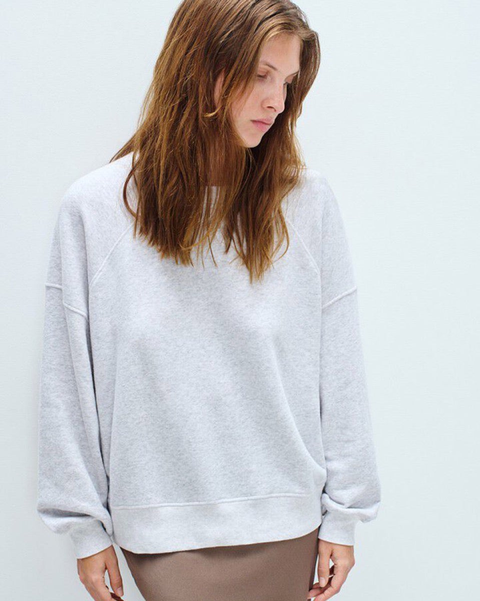 Arctic Grey Atu Boat Neck Sweatshirt
