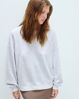 Arctic Grey Atu Boat Neck Sweatshirt