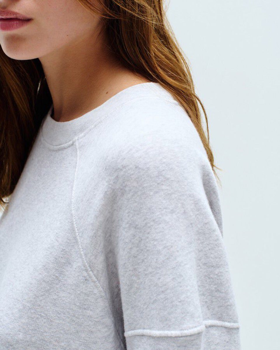 Arctic Grey Atu Boat Neck Sweatshirt