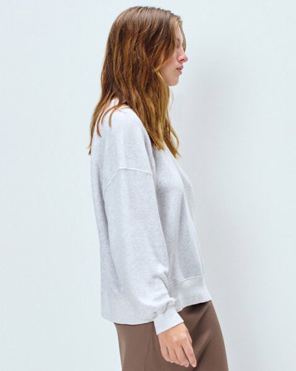 Arctic Grey Atu Boat Neck Sweatshirt