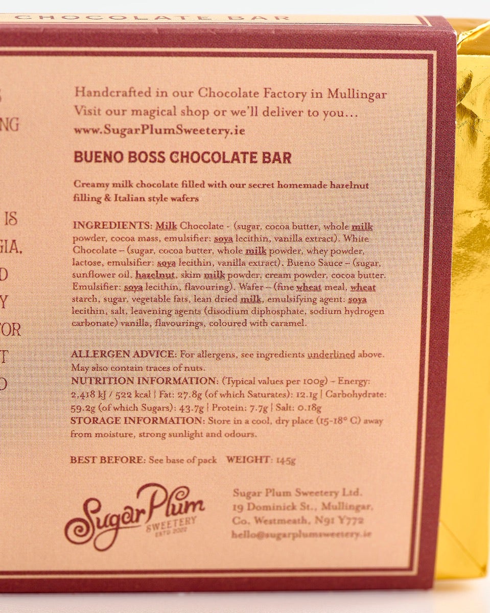 Sugar Plum Bueno Boss Chocolate Bar