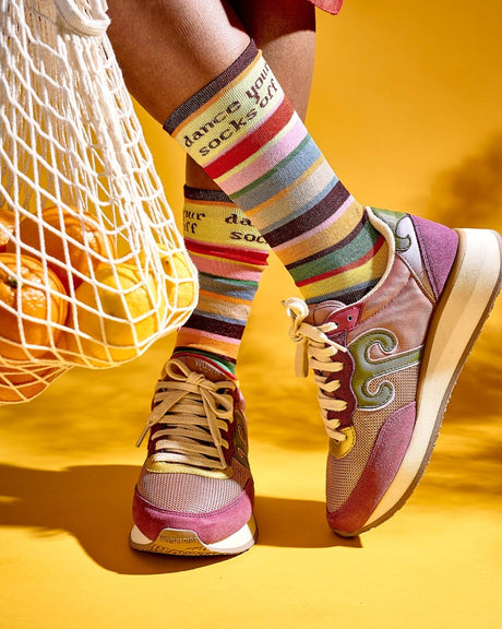 Dance Stripe Ankle Socks