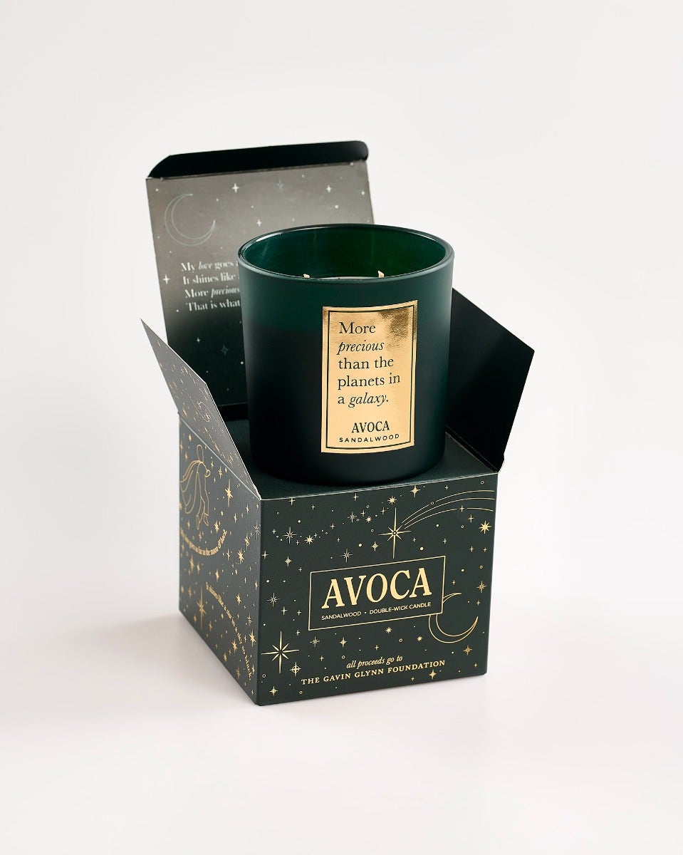 Sandalwood Double Wick Scented Candle