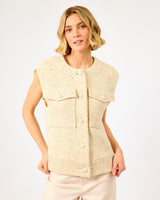 The Flock Bán Donegal Wool Sleeveless Jacket