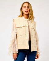 The Flock Bán Donegal Wool Sleeveless Jacket