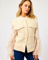 The Flock Bán Donegal Wool Sleeveless Jacket