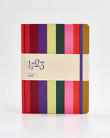 Multicolour Stripes A4 Linear Notebook