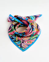 Hendrix Paisley 100% Silk Scarf