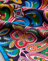 Hendrix Paisley 100% Silk Scarf