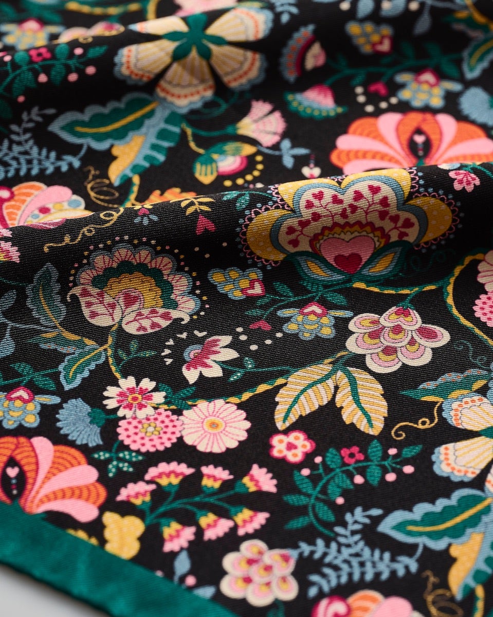 Mabelle Hall 100% Silk Scarf