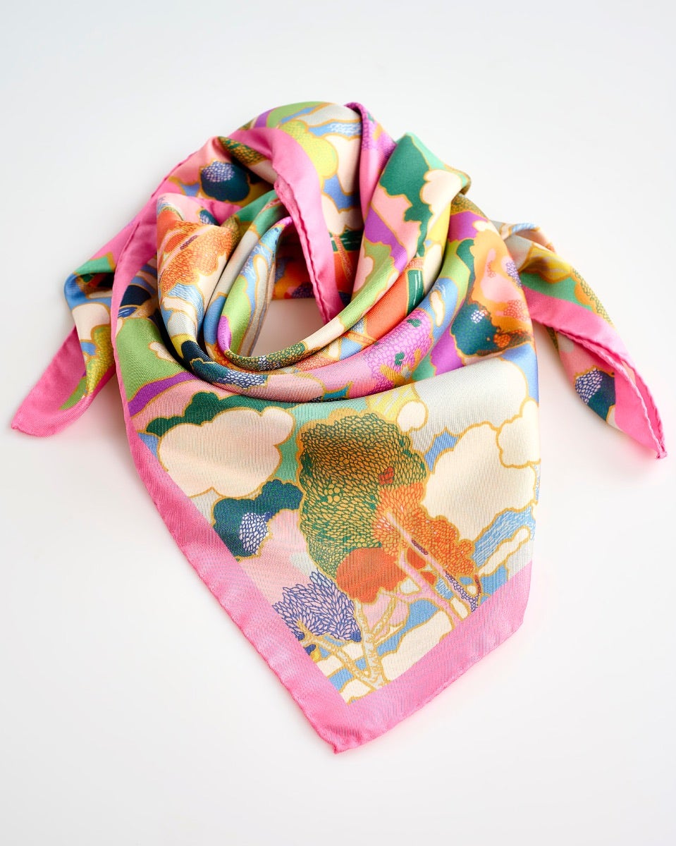 Prospect Road 100% Silk Scarf