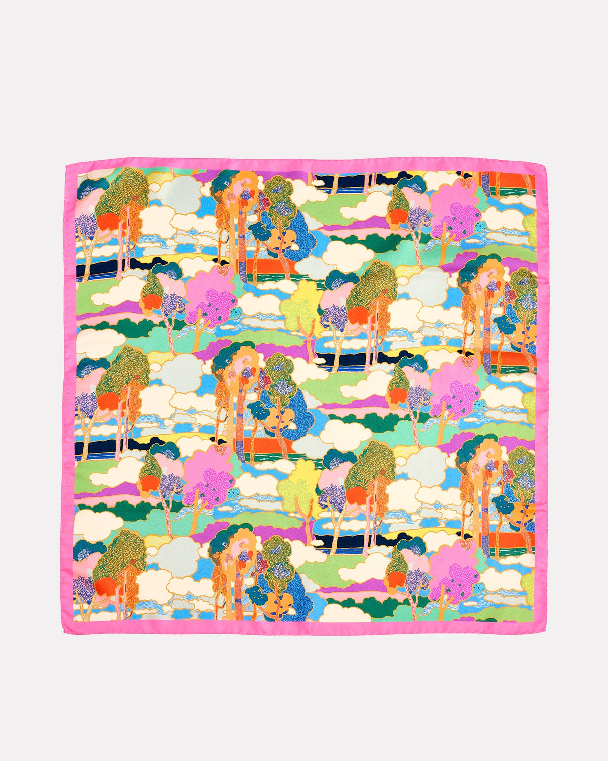 Prospect Road 100% Silk Scarf