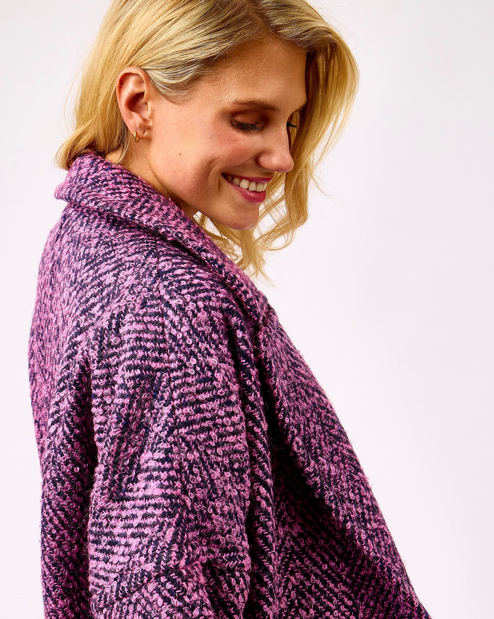 Oh My My Coastal Bloom Donegal Wool & Mohair Coat – Avoca