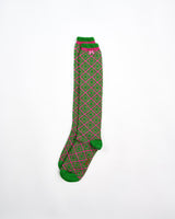 Green-Pink-Glitter-Bamboo-Knee-Socks