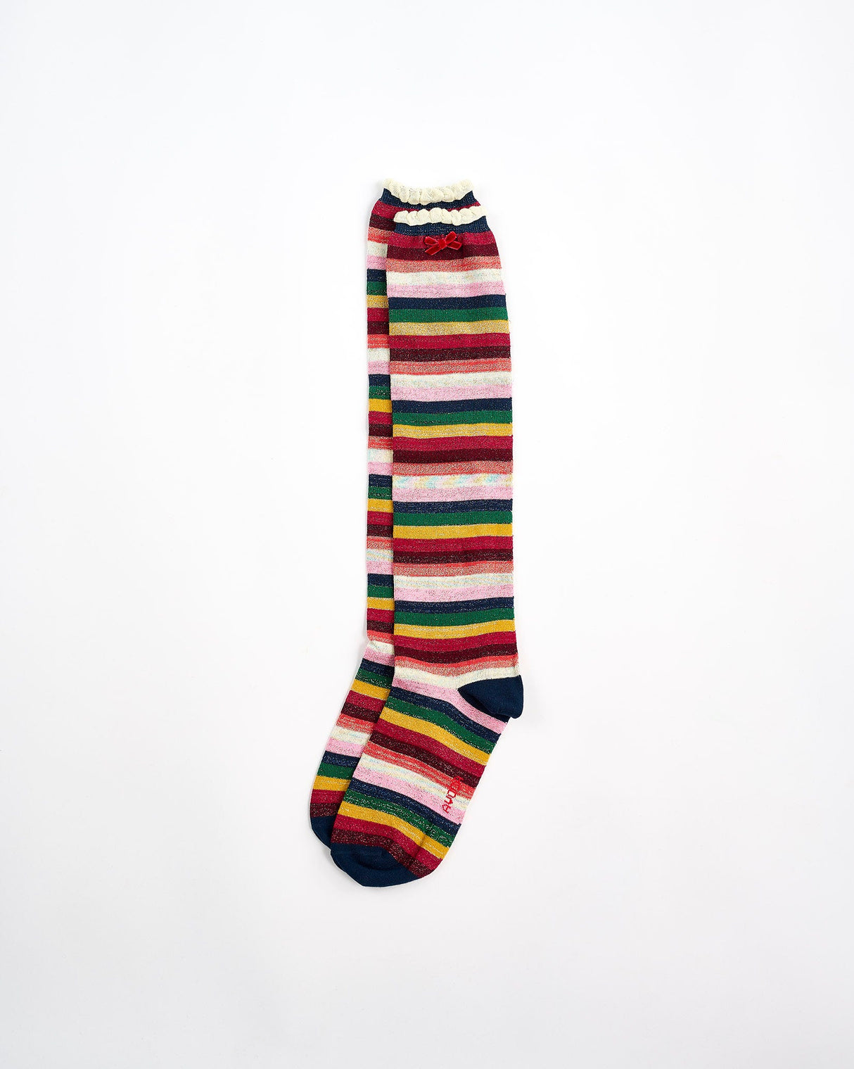 Glitter-Stripe-Knee-Socks
