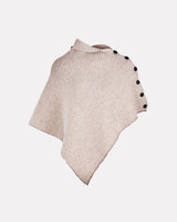 Beige-Aran-Merino-Wool-Herringbone-Poncho