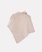 Beige-Aran-Merino-Wool-Herringbone-Poncho