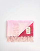 Ombre Rose Cashmere Blend Baby Blanket