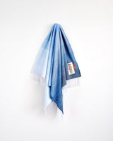 Ombre Denim Cashmere Blend Baby Blanket