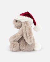Beige Bashful Christmas Bunny