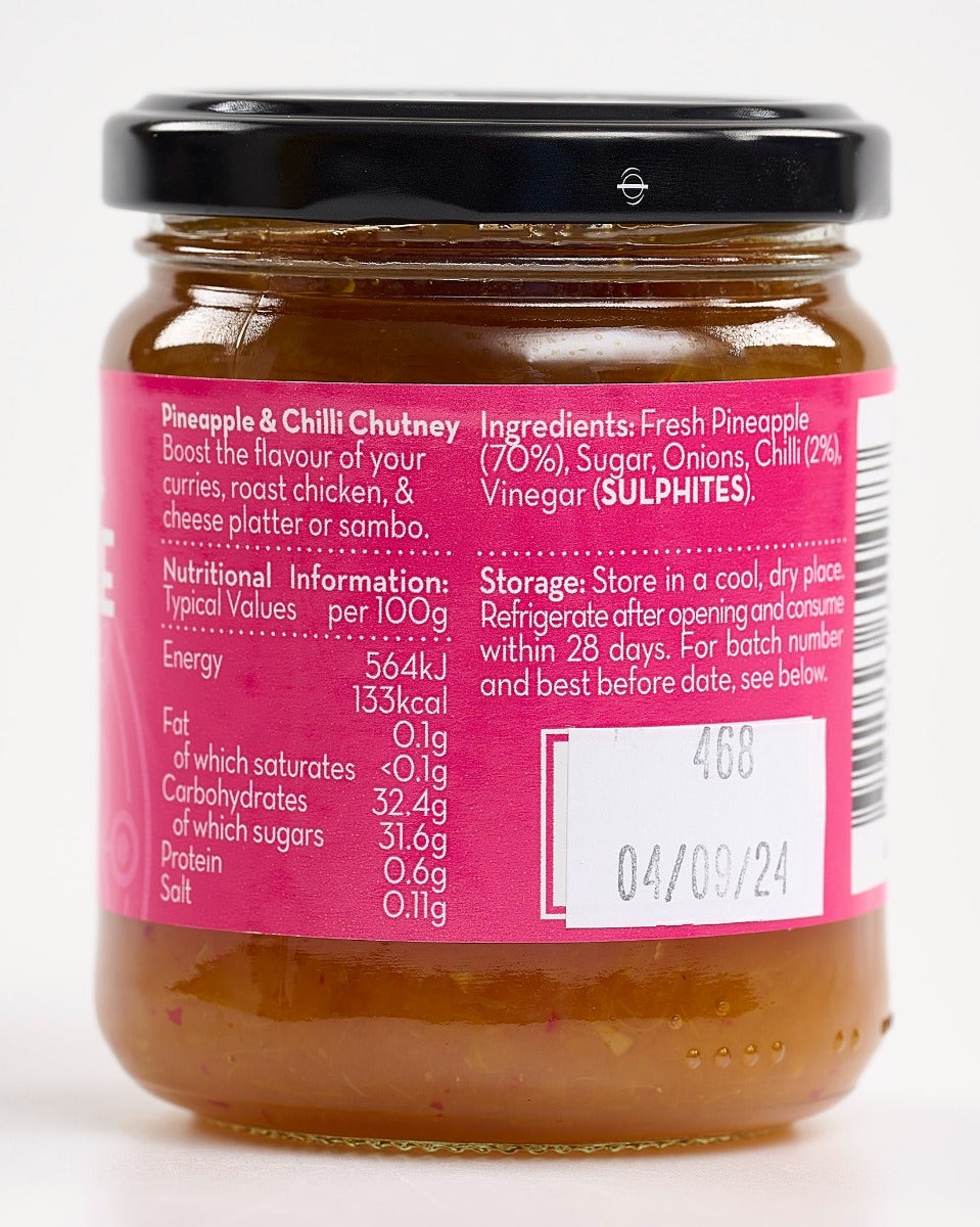 Builín Blasta Pineapple & Chilli Chutney