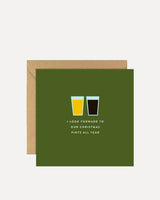 Christmas Pints Christmas Card