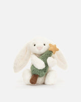 Cream Bashful Christmas Tree Bunny