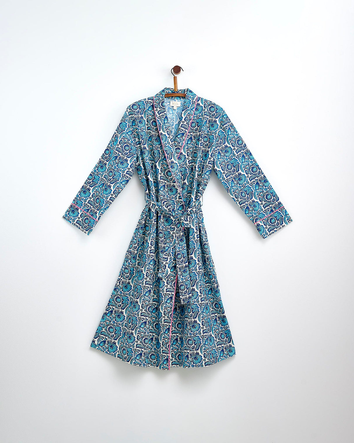 Blue-Bird-Cotton-Dressing-Gown