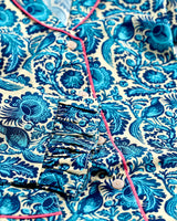 Blue Bird Cotton Pyjama Set