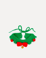 Cool Cat Crocheted Christmas Collar