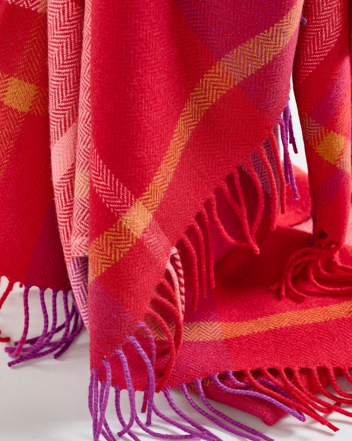 Berry Watch Cashmere Blend Throw