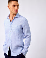 Blue-&-White-Stripe-Linen-Paul-Shirt