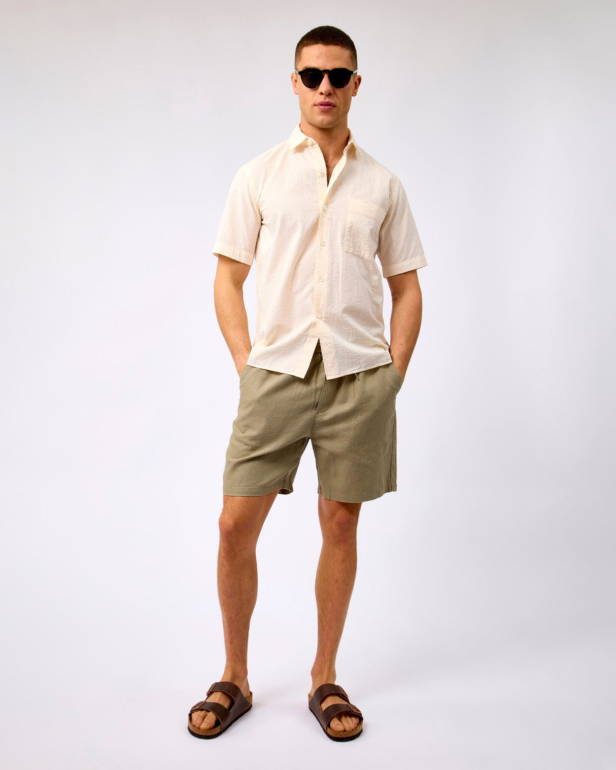 Off-White Pedro Short Sleeve Cotton Shirt
