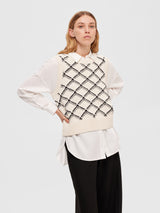 Birch Olivia Cropped Knit Vest