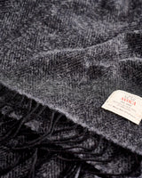 Black & Grey Cashmere Wool Sandymount Scarf