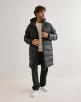 Black Alta Long Puffer Jacket